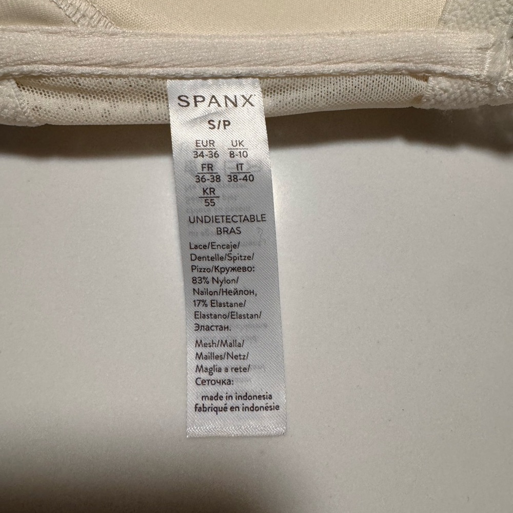 SPANX Nude and White Lace Bandeau Set - Picture 4 of 4